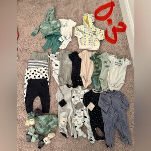 0-3M Baby Boy Bundle